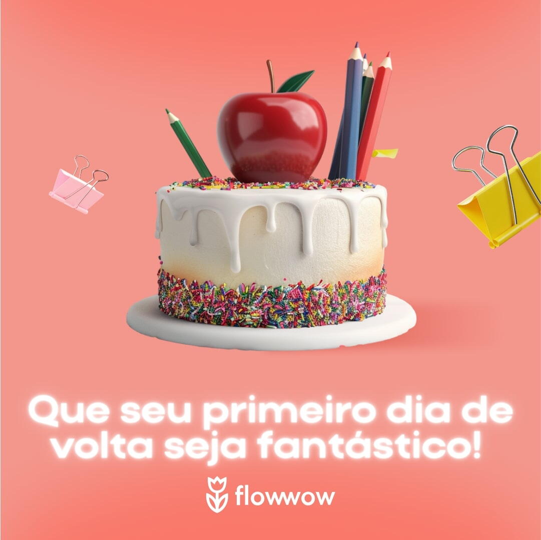 cartão volta às aulas presenciais
