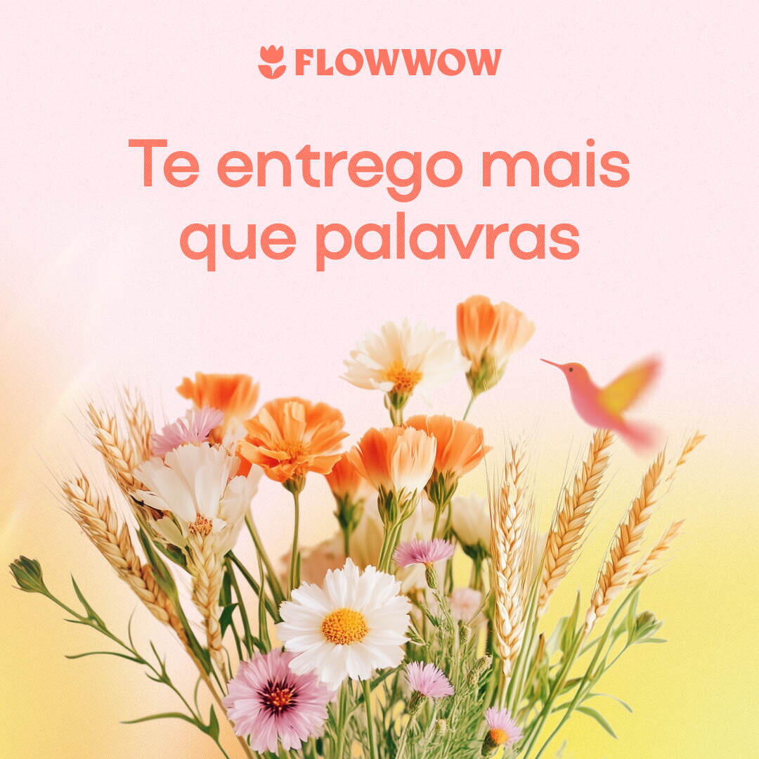 cartão de flores para namorada