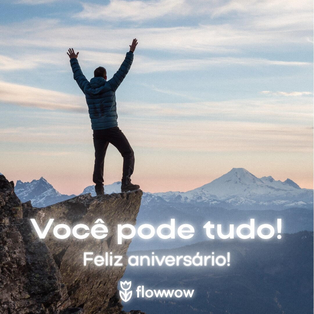 Cartão de aniversário para homem