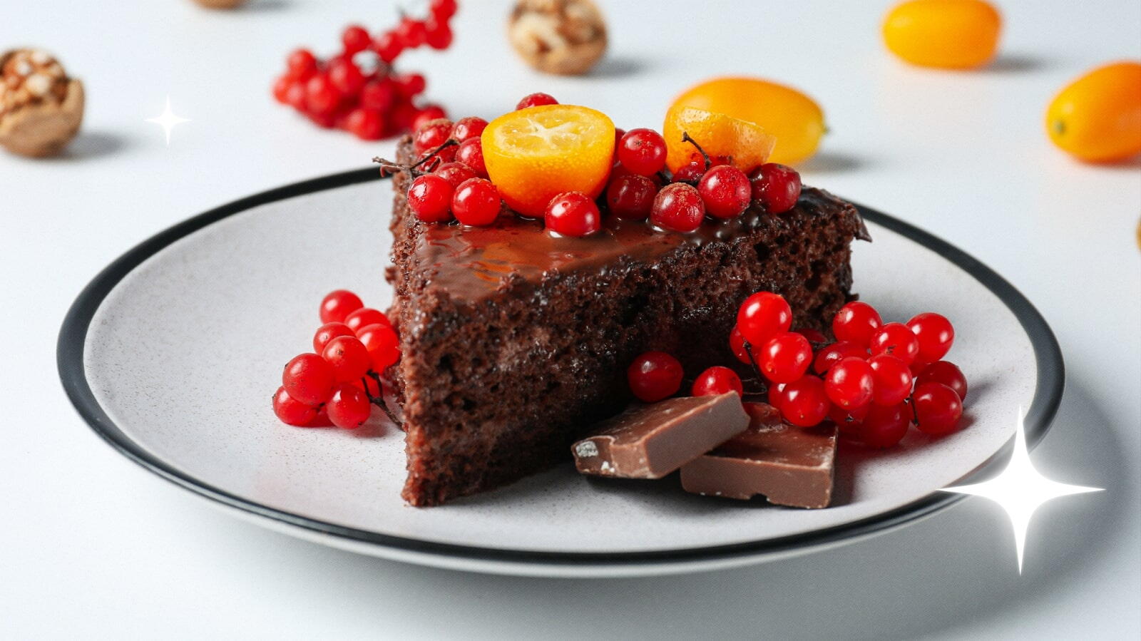 Bolo de chocolate sem leite