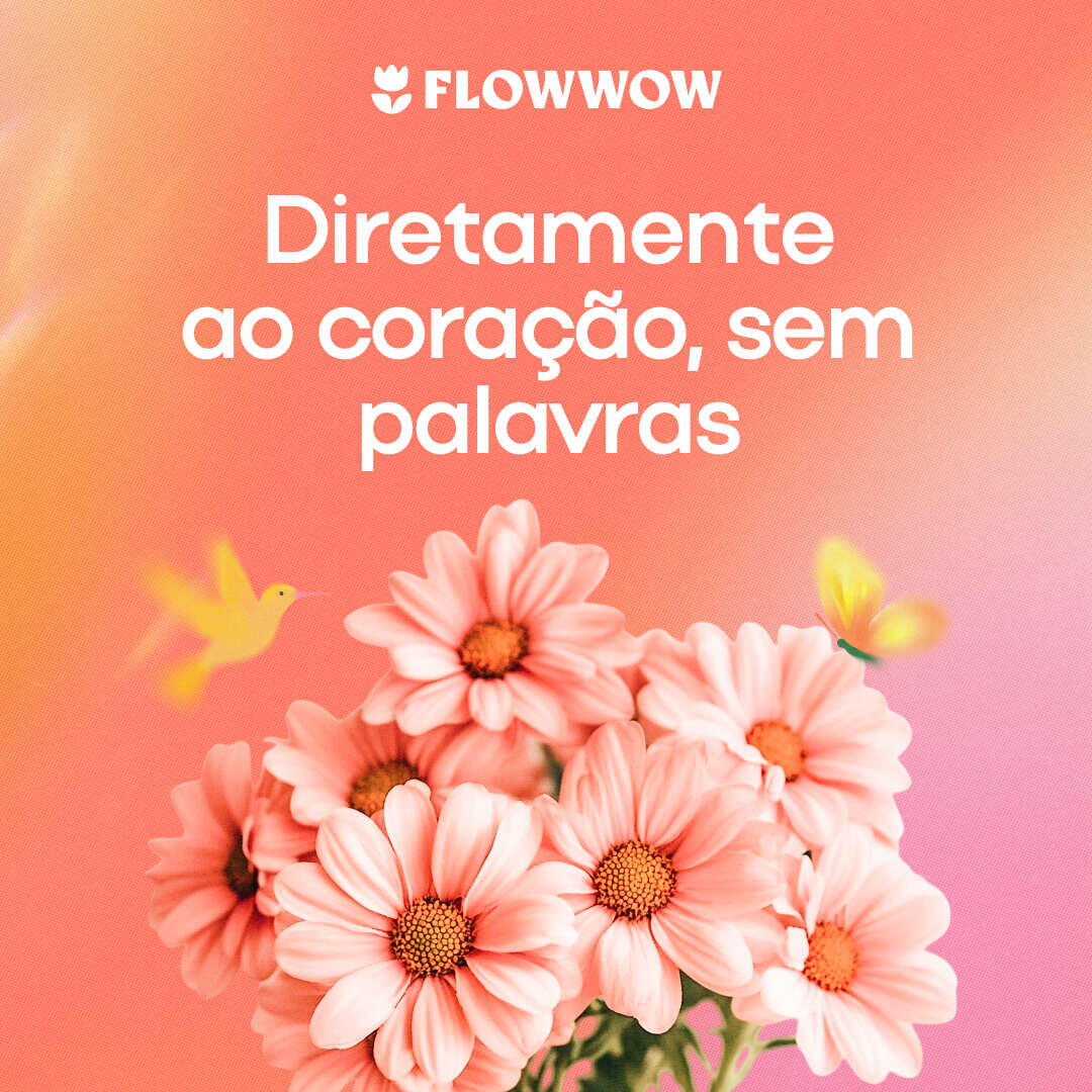 cartão dia das mães flores