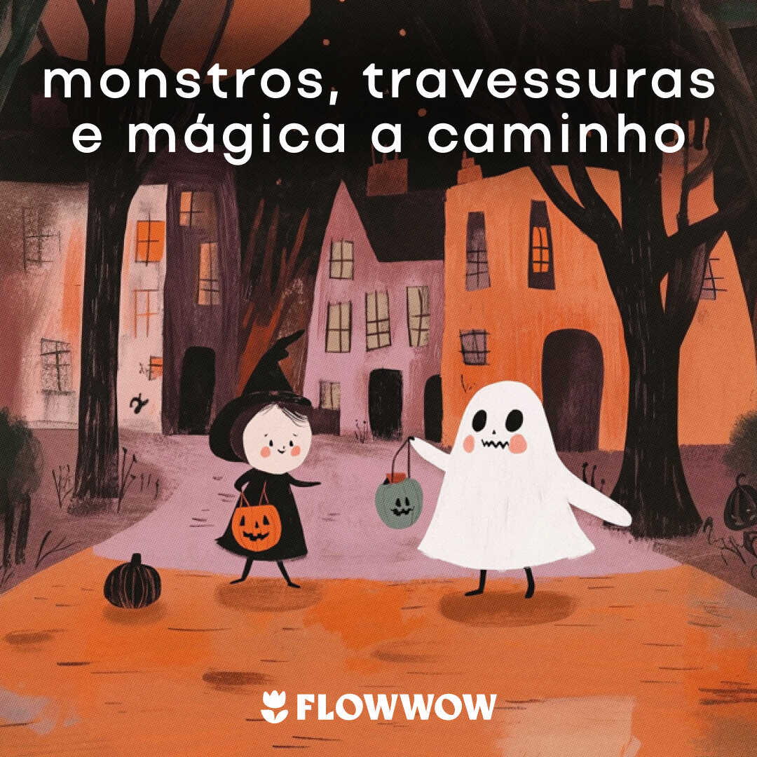 cartão de festa de halloween