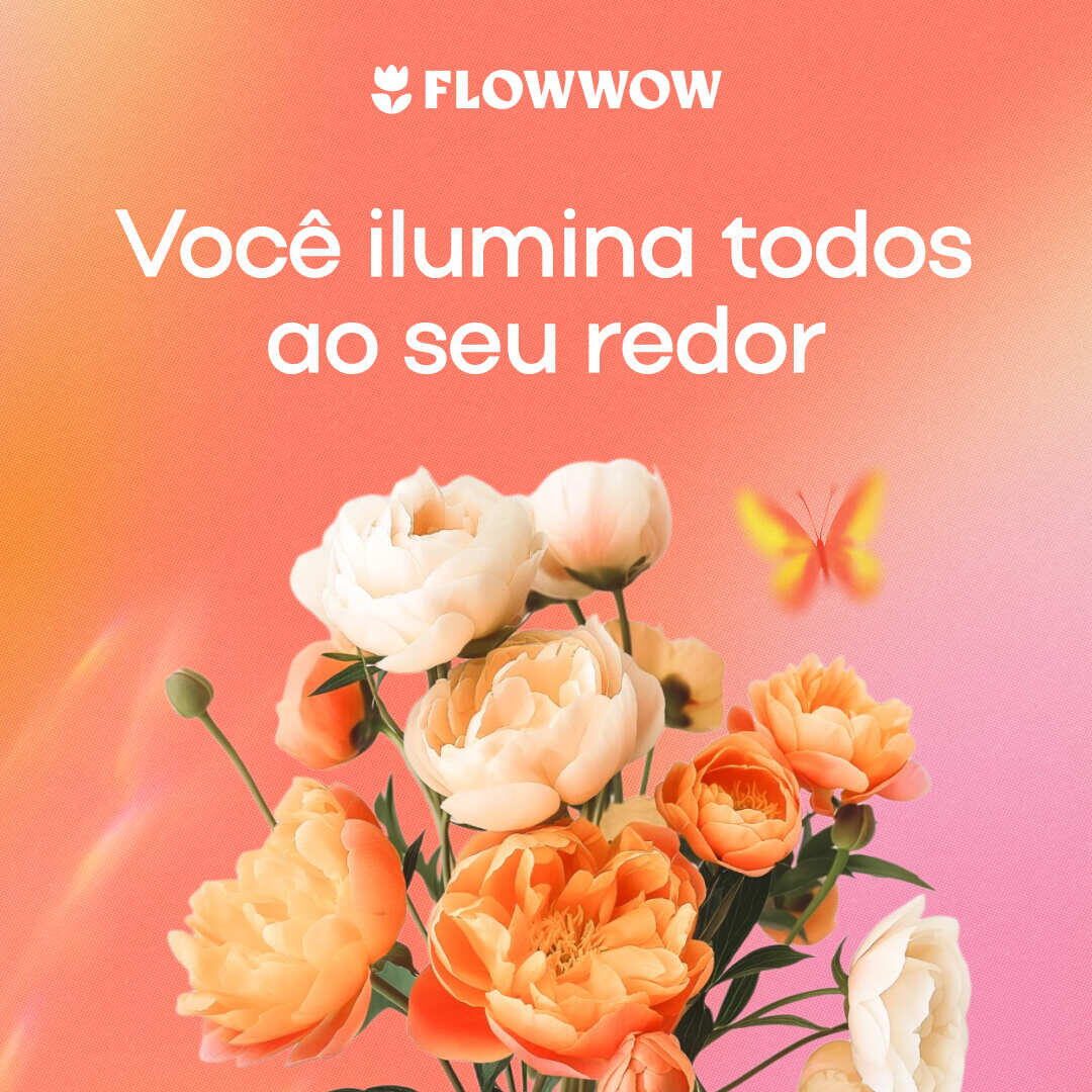 cartão de aniversário feminino com flores
