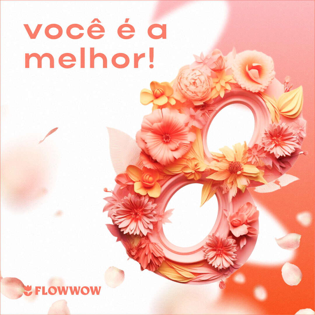 Cartão dia da mulher prestigio