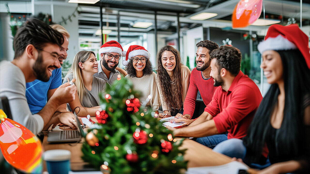 cesta de Natal para funcionários
