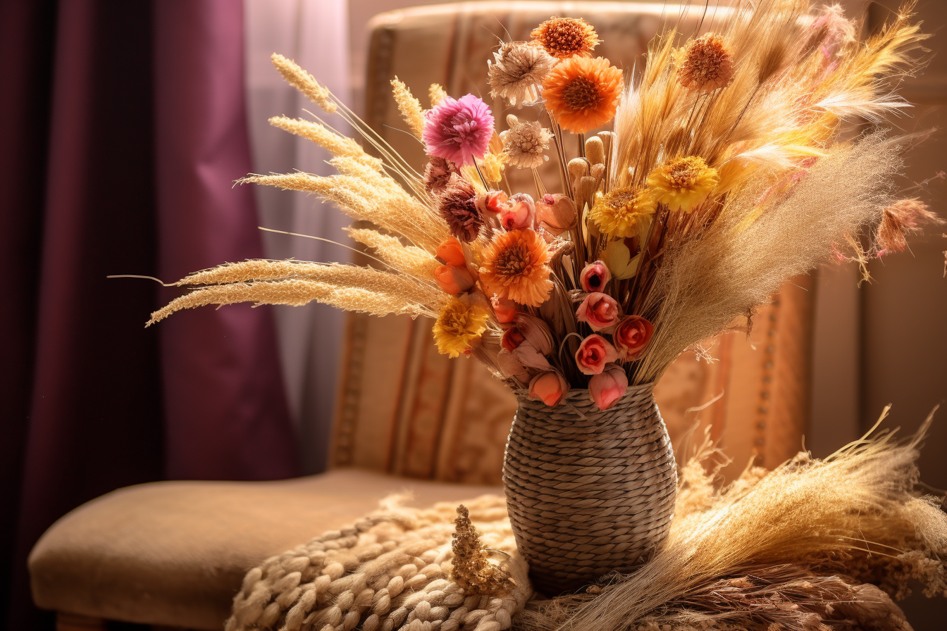 Flores desidratadas: beleza preservada no tempo