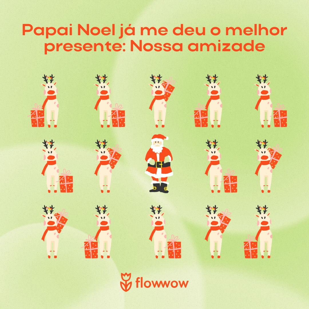 cartão de natal para amiga