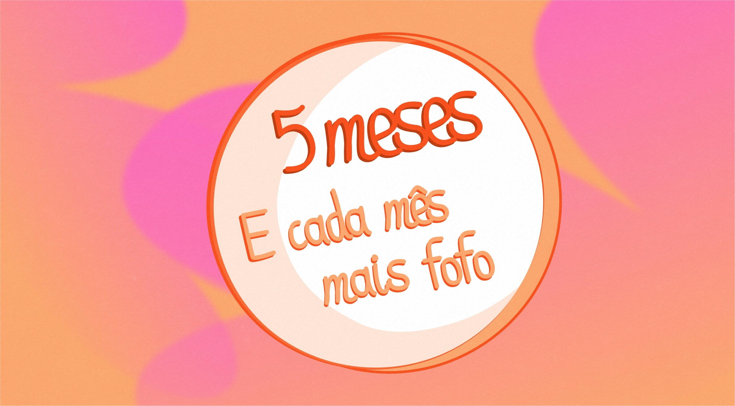 Bentô cake mesversário 5 meses