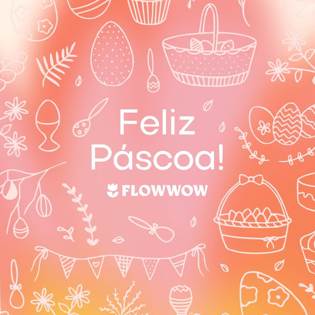 Cartão de feliz páscoa
