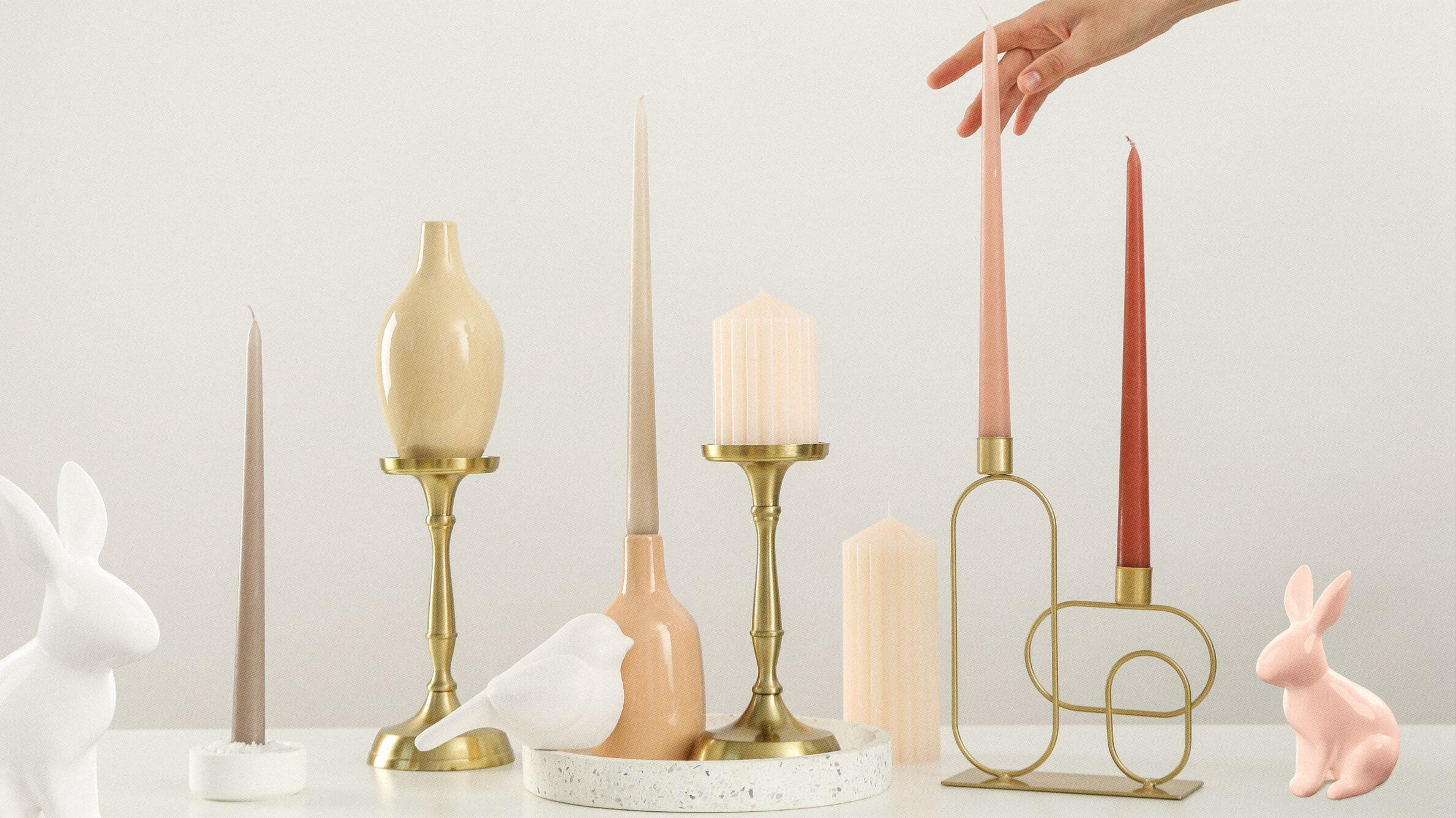 Velas decorativas para de Pascoa