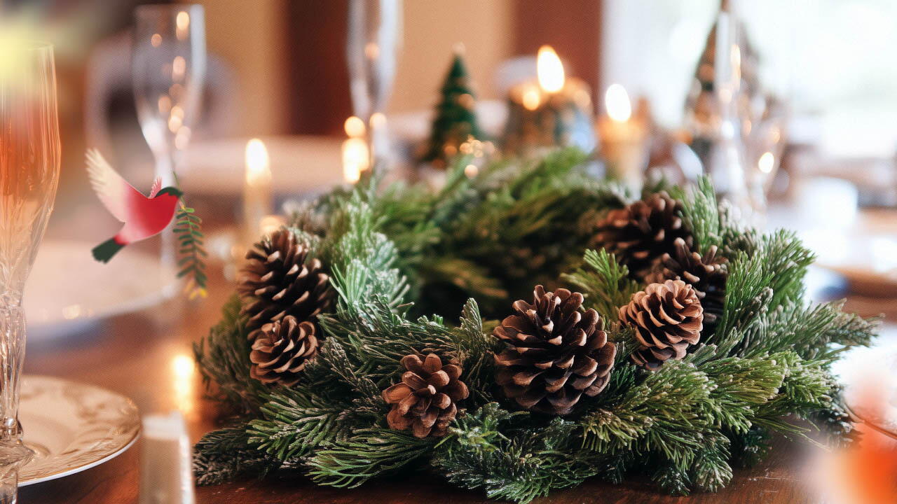 guirlanda de Natal DIY