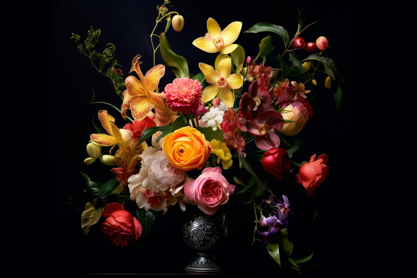 A arte do design floral