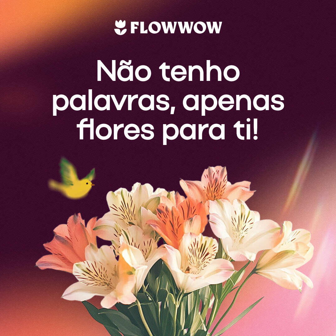 cartão de flores para amiga