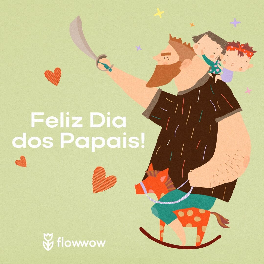 Cartão dia dos pais infantil