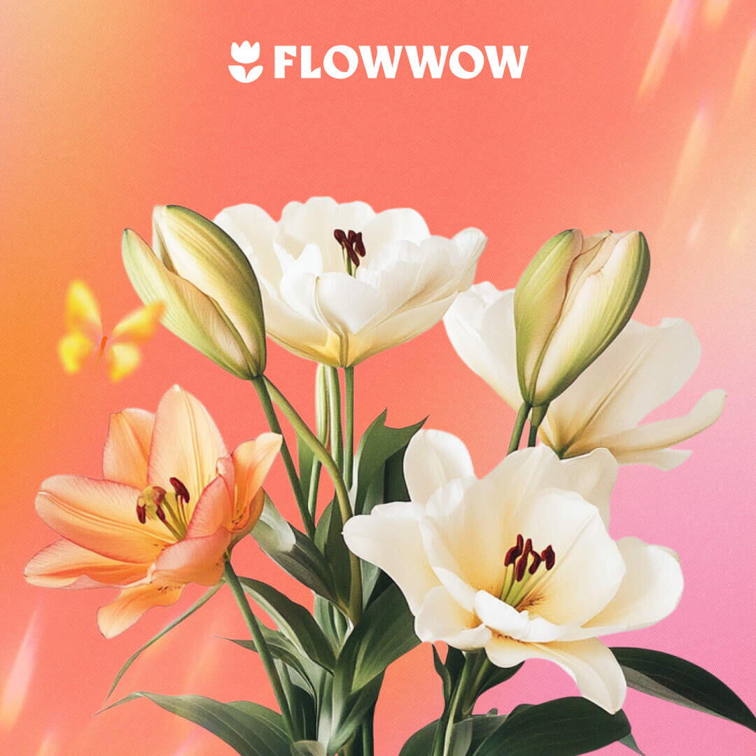 cartão de aniversário com flores e mensagens