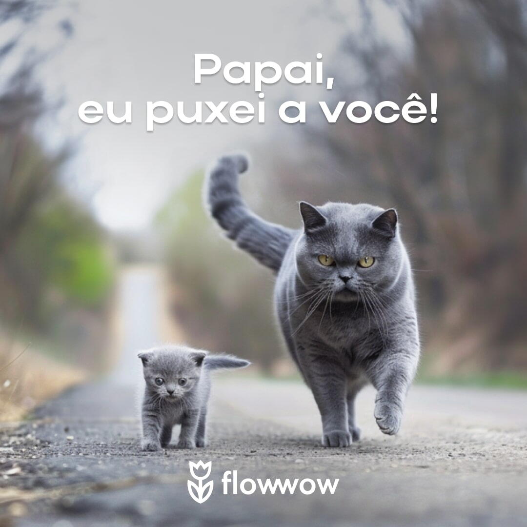 Cartão dia dos pais criativo