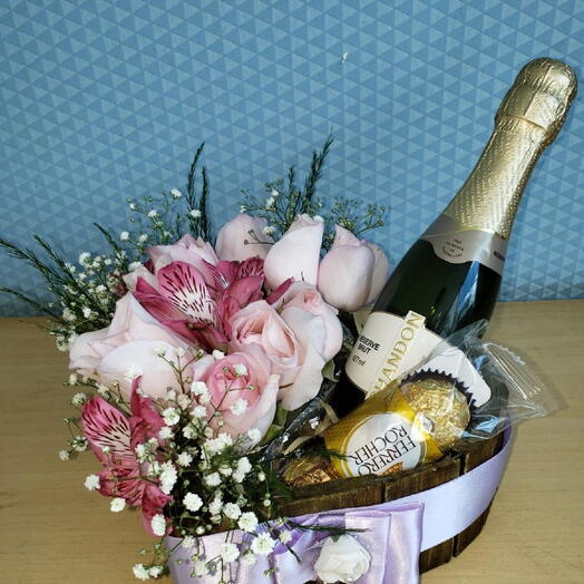 Arranjo no Cachepot de Coração