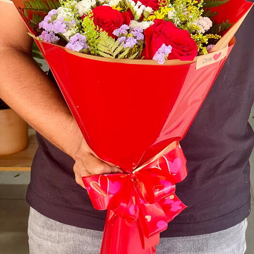 Arranjo com 3 Rosas