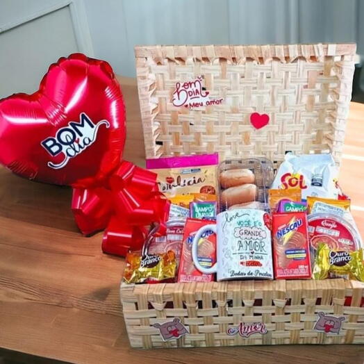 Cesta Diamante com Balao