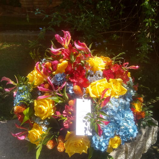 Flores em Caixa