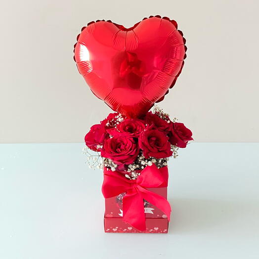 Box Love Rosas Vermelhas