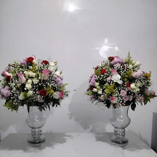 Arranjo para mesa de doce