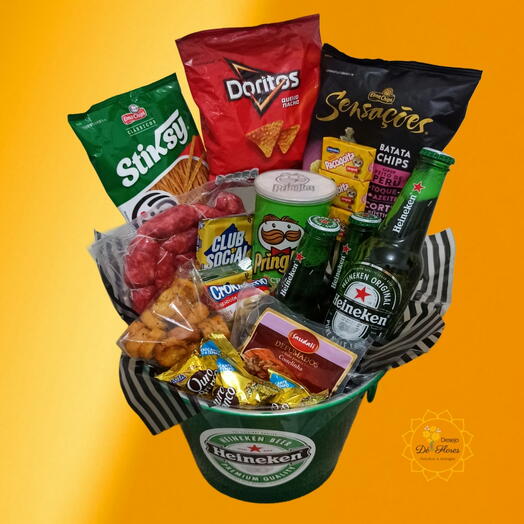 Balde Petiscando com Heineken