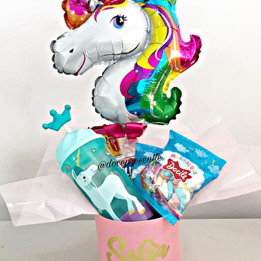 Box Personalizada Tema Unicornio