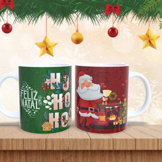Caneca Natal - Feliz Natal Hohoho