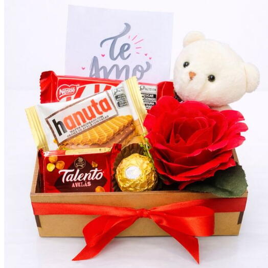 Kit de Presente Afetivo Te Amo