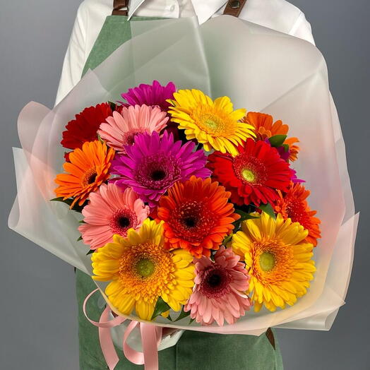 Buquê de 15 gerberas