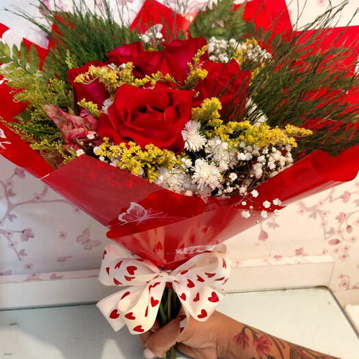 Buquê 6 Rosas