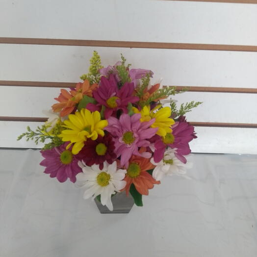 Caixa flores do campo