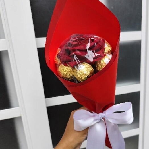 Buquê Mini Flor Eterna Ferrero Rocher