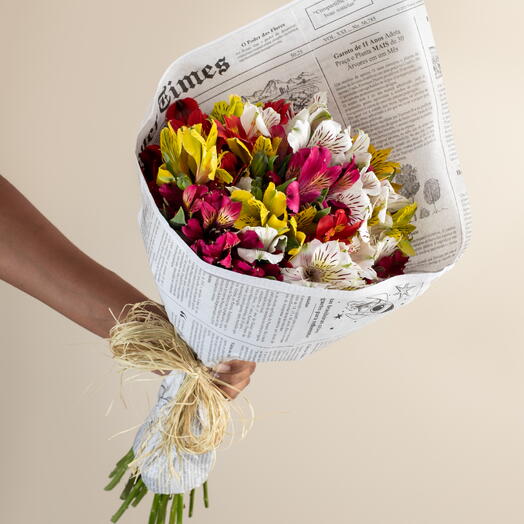 Buquê de Astromelias