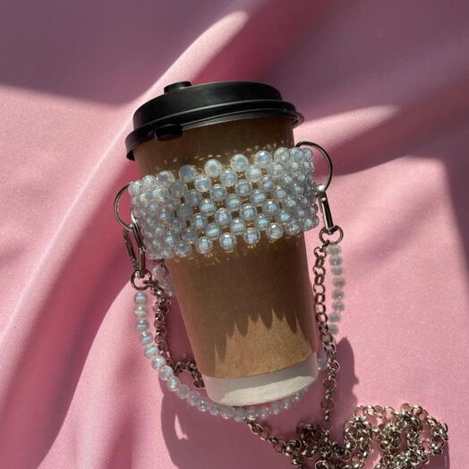 Bolsa de Miçangas Beaded Bag Cupholder