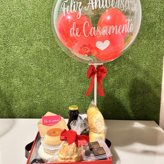 Cesta Cafe com Amor