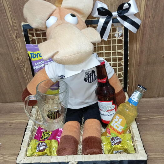 Cesta mascote santos