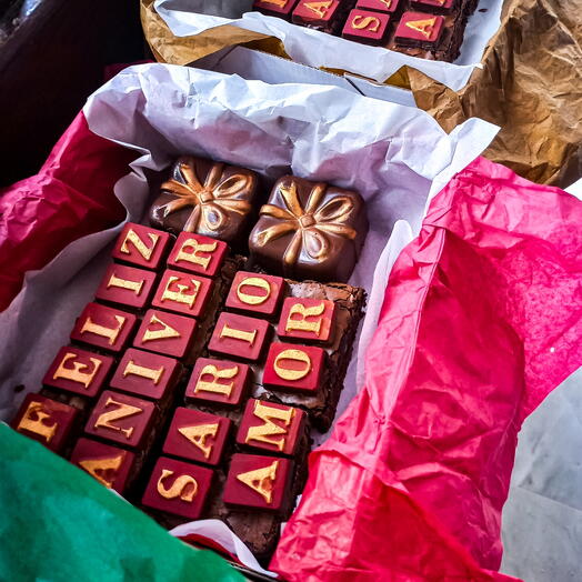 Caixa de Brownies Personalizados