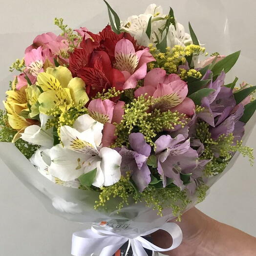 bouquet de alstroemerias tango