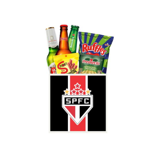 Cesta de cerveja - Tricolor