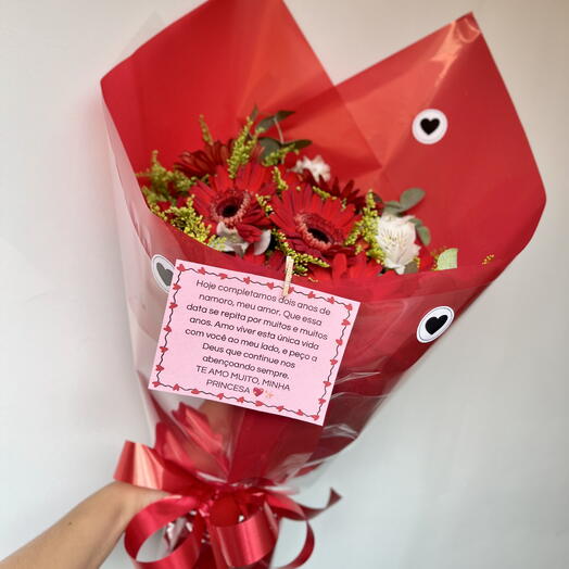 Buquê Gerbera do Amor