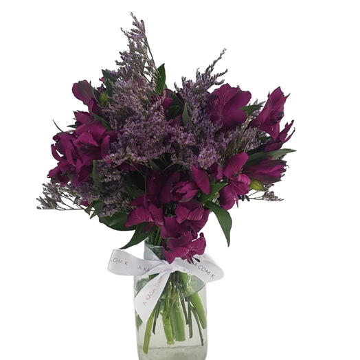 Flores na garrafinha