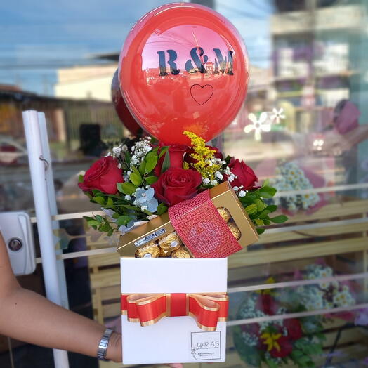 Box de Rosas 🌹 Personalizada