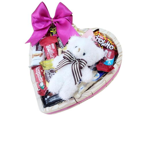 Cesta Coração Candy Love