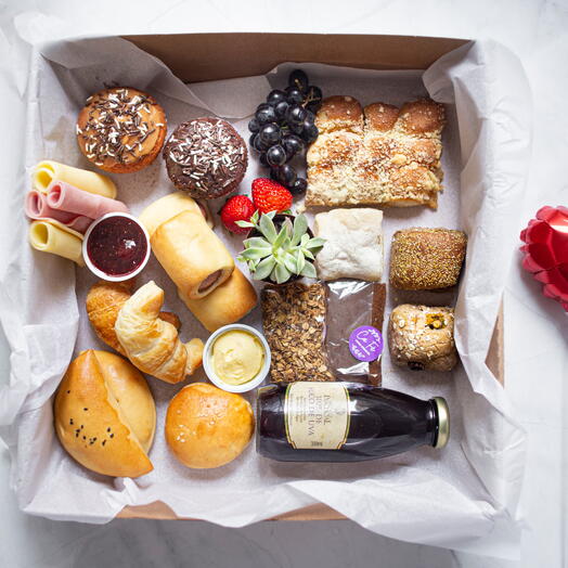 Cesta Cafe Artesanal Md. Coração