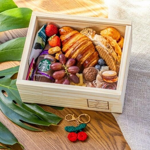 Cesta De Cafe Da Manhã O Sabor do Amor