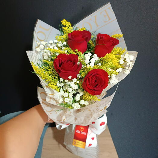 Buquê de Rosas - Toque de Amor