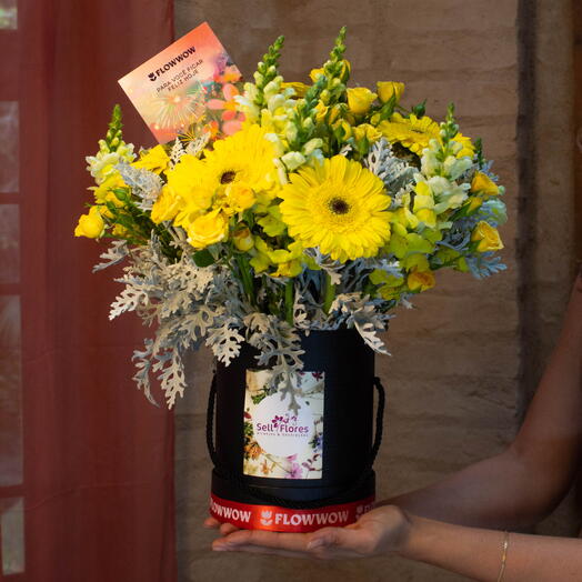 Flores em Caixa Black