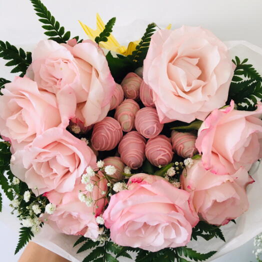 Buquê de Rosas Claras